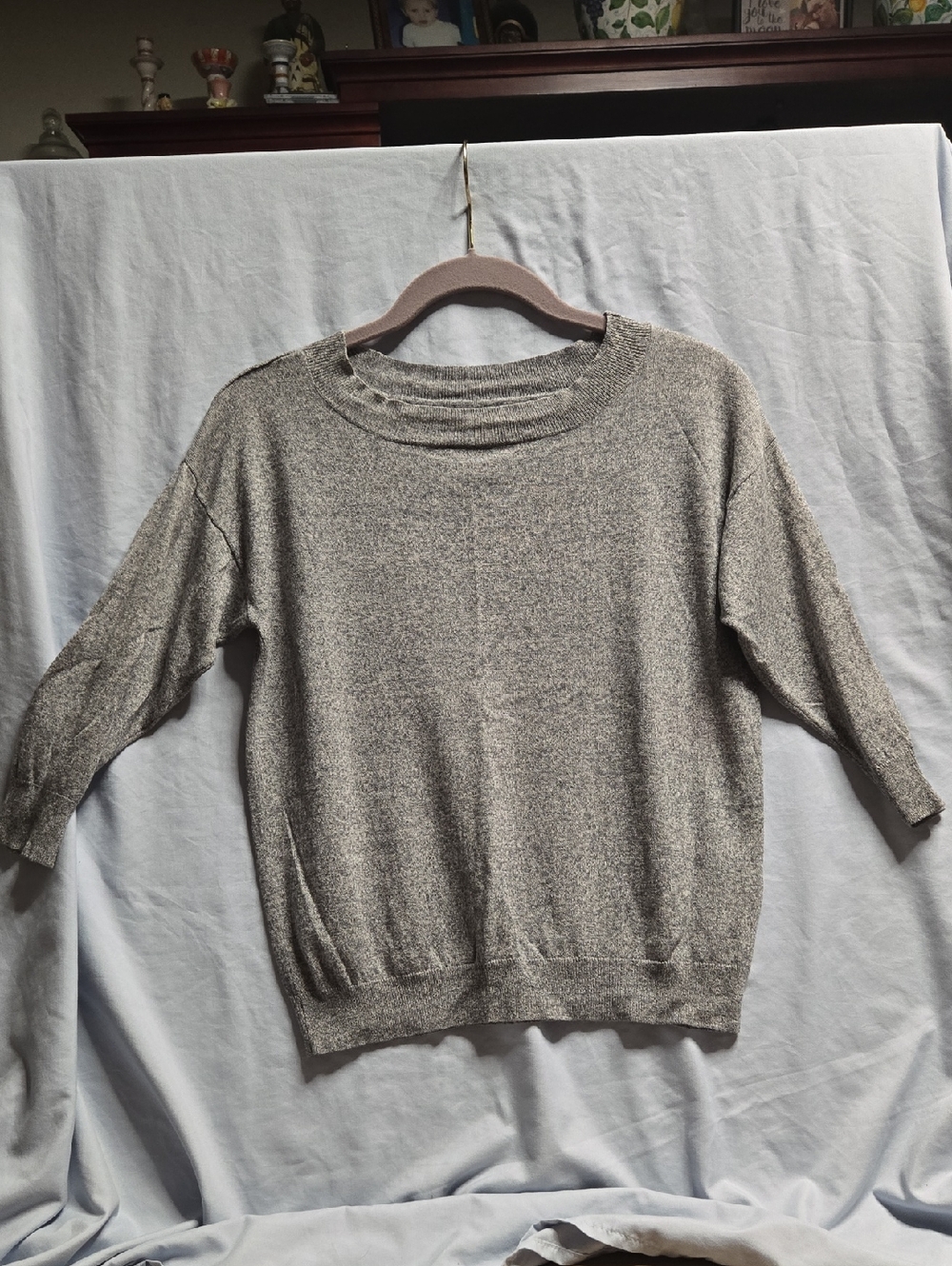 Firth Boat Neck Women's Sweater in Gray heather